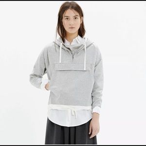 Madewell Coated Windwake Hoodie Medium
